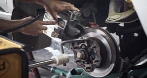 How to fix grinding brakes temporarily